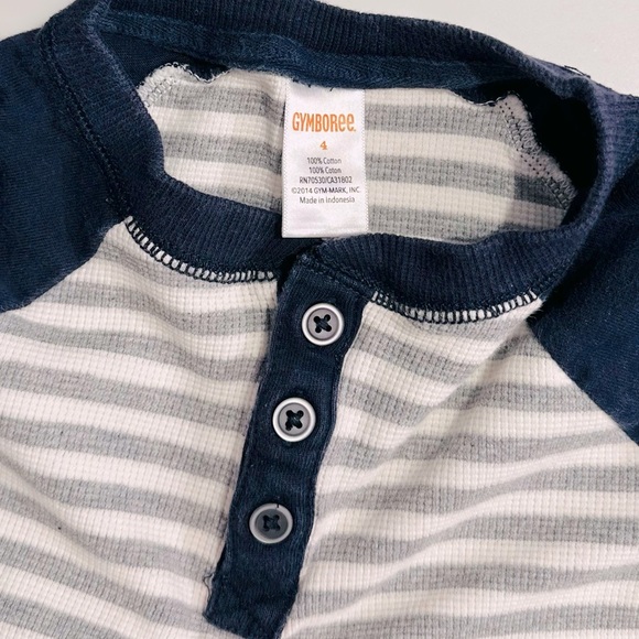 Gymboree Boys Long Sleeve Henley - Picture 2 of 3